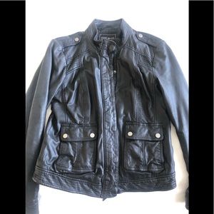 Lucky Brand 100% Lamb Leather Moto Jacket